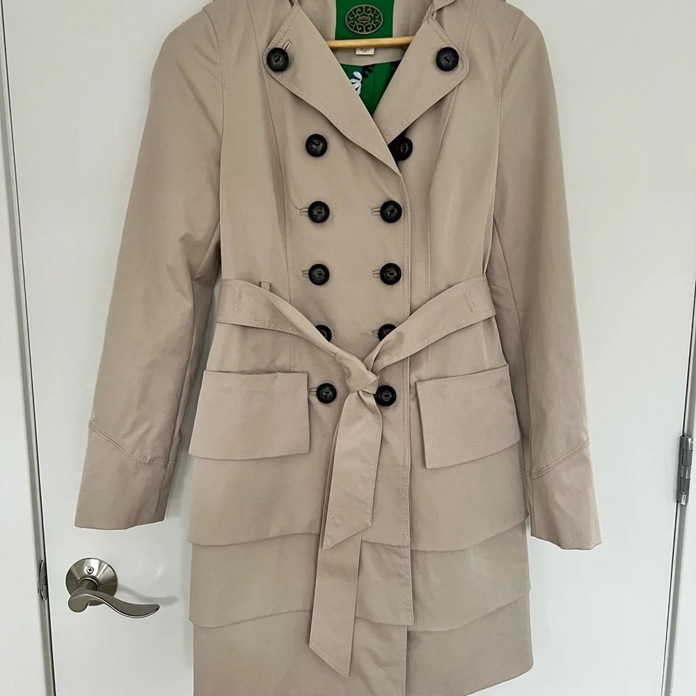 IDRA Anthropologie Two Paths Trench coat 2 - Picture 3 of 10